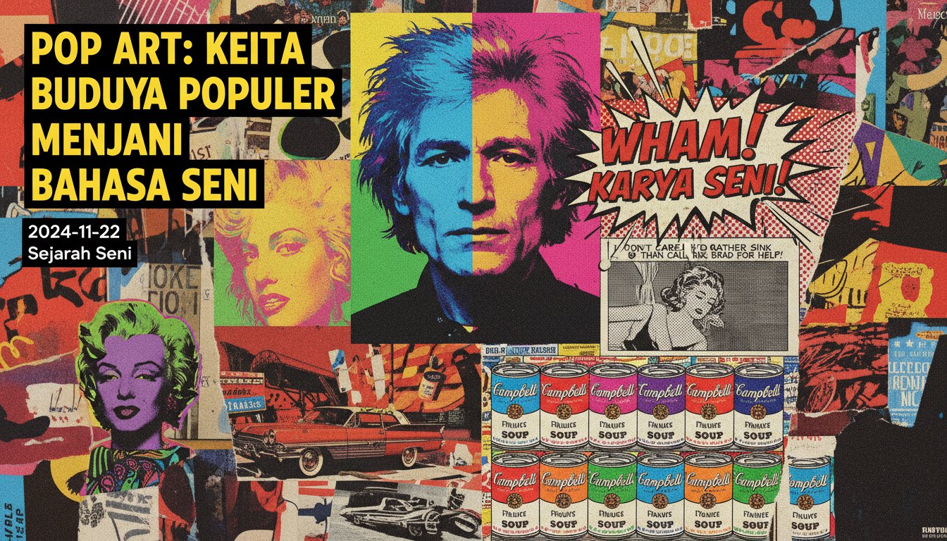 Pop Art: Ketika Budaya Populer Menjadi Bahasa Seni